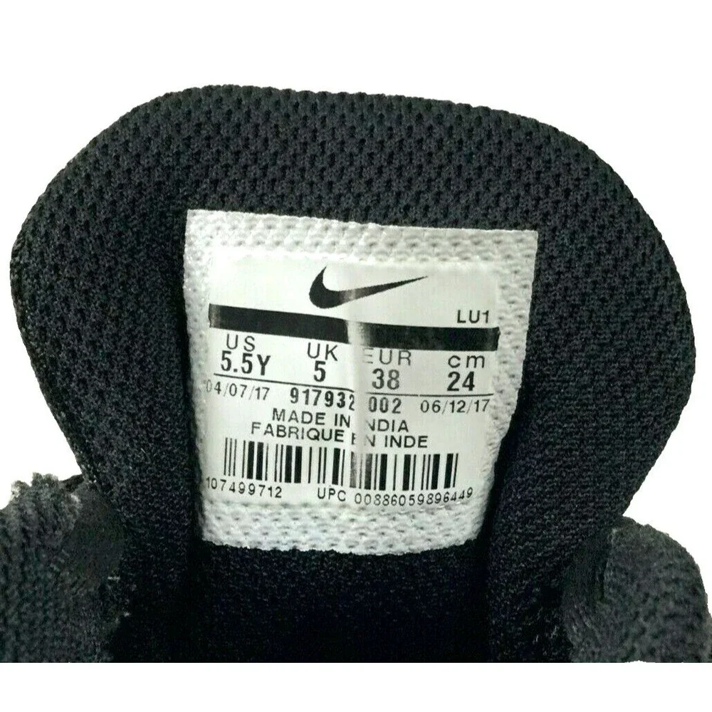 Nike Flex Contact GS - Youth Sz 5.5 -Black Anthracite -Running Shoes- 917932-002